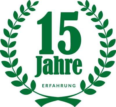 15 Jahre Erfahrung