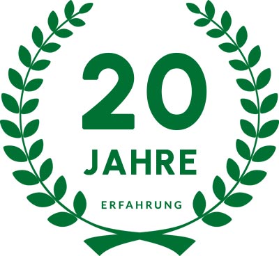 20 Jahre Erfahrung